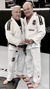 Mack receiving his 3rd Degree from Carlson Gracie Jr.